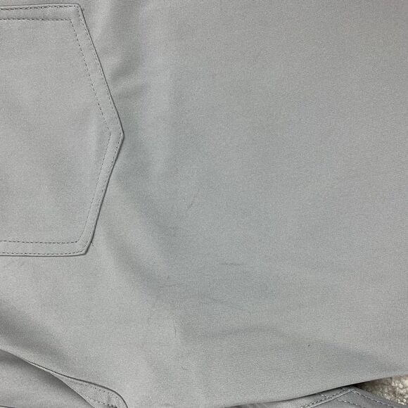 Johnnie O Pants Womens 16 Gray Prep Formance Chino Flat Front Preppy Golf - Picture 3 of 15